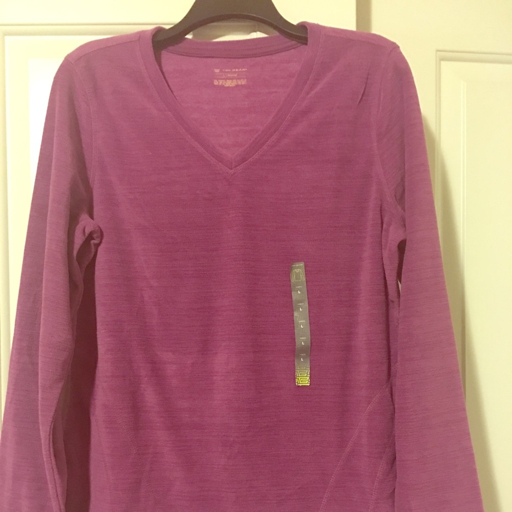 Fleece top in pink